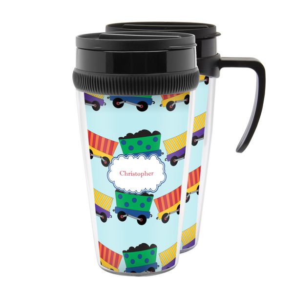 Custom Trains Acrylic Travel Mug (Personalized)