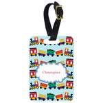 Trains Metal Luggage Tag w/ Name or Text