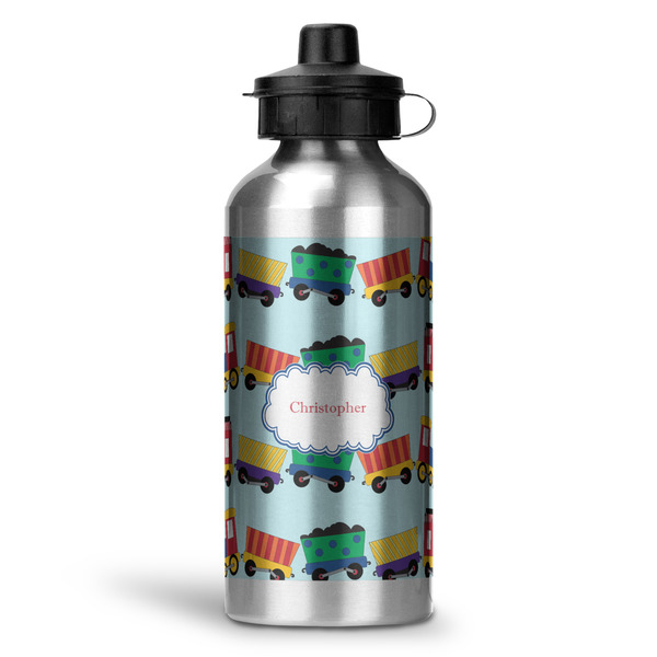 Custom Trains Water Bottle - Aluminum - 20 oz (Personalized)