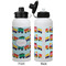 Trains Aluminum Water Bottle - White APPROVAL