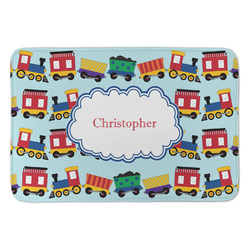 Trains Anti-Fatigue Kitchen Mat (Personalized)
