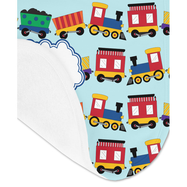 Trains Baby Bib - AFT detail