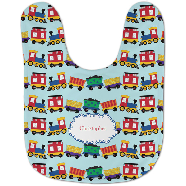 Trains Baby Bib - AFT flat