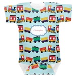 Trains Baby Bodysuit (Personalized)