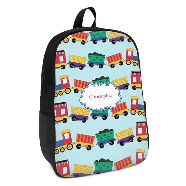 Custom Trains Kids Backpack (Personalized)