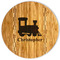 Trains Bamboo Cutting Board (Personalized)