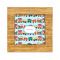 Trains Bamboo Trivet with Ceramic Tile Insert (Personalized)