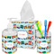 Trains Acrylic Bathroom Accessories Set w/ Name or Text