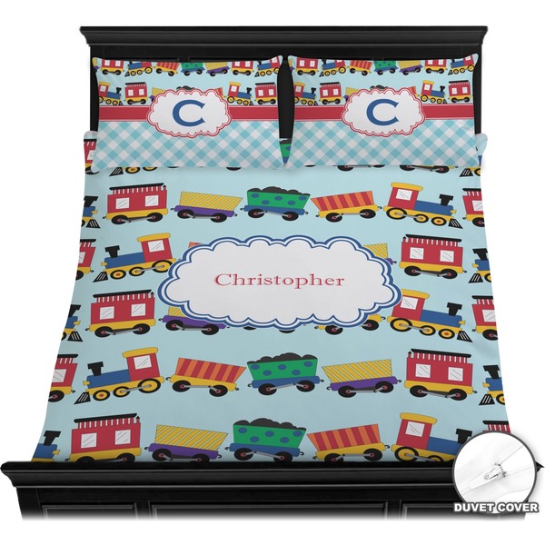 Trains Bedding Set (Queen) - Duvet