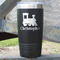 Trains 20 oz Stainless Steel Tumbler - Black - Single Sided (Personalized)