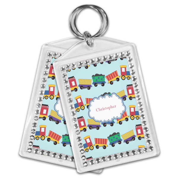 Trains Bling Keychain - MAIN