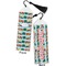 Trains Bookmark with tassel - Front and Back
