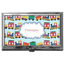 Trains Business Card Case