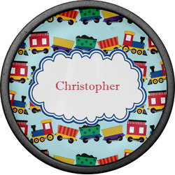 Trains Cabinet Knob (Black) (Personalized)
