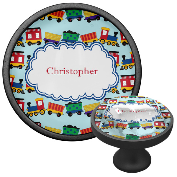 Trains Cabinet Knob - Black - Multi Angle