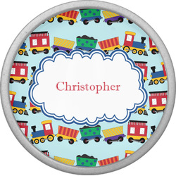 Trains Cabinet Knob (Silver) (Personalized)