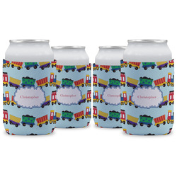 Trains Can Cooler (12 oz) - Set of 4 w/ Name or Text