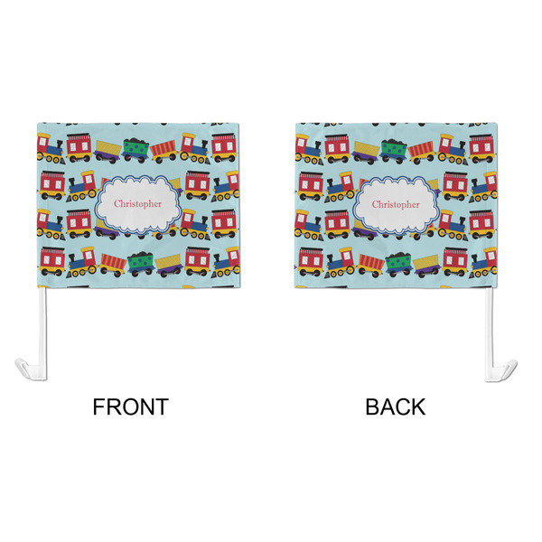 Trains Car Flag - Large - APPROVAL