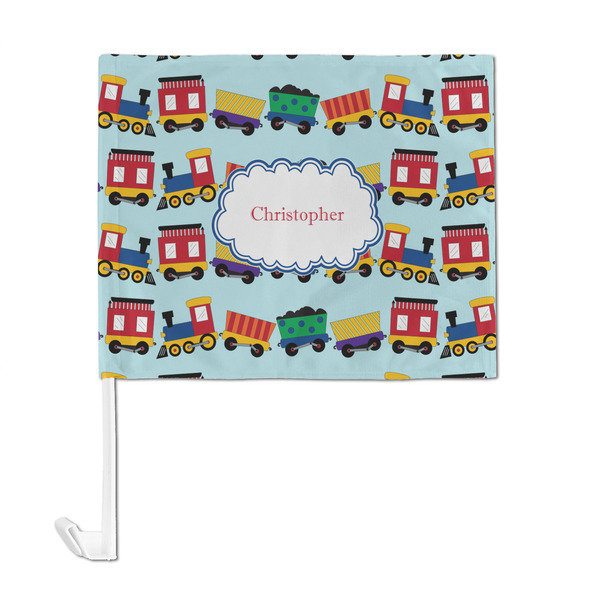 Trains Car Flag - Large - FRONT