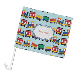 Trains Car Flag - Large (Personalized)
