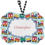 Trains Rear View Mirror Charm (Personalized)