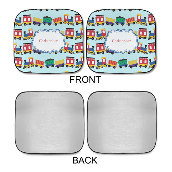 Trains Car Sun Shades - APPROVAL