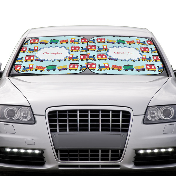 Trains Car Sun Shades - IN CONTEXT