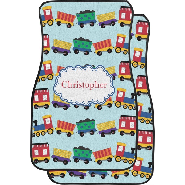 Custom Trains Car Floor Mats (Personalized)
