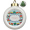 Trains Ceramic Ball Ornament - Christmas Tree (Personalized)