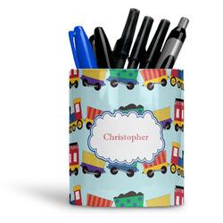 Trains Ceramic Pen Holder