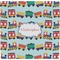 Trains Ceramic Tile Hot Pad (Personalized)