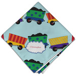 Trains Cloth Dinner Napkin - Single w/ Name or Text