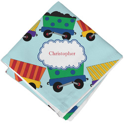 Trains Cloth Napkin w/ Name or Text