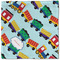 Trains Cloth Napkins - Personalized Lunch (Single Full Open)