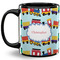 Trains 11 Oz Coffee Mug - Black (Personalized)