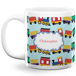 Trains 20 Oz Coffee Mug - White (Personalized)