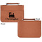 Trains Cognac Leatherette Bible Covers - Small Single Sided Apvl