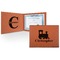 Trains Leatherette Certificate Holder - Front and Inside (Personalized)