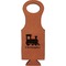 Trains Leatherette Wine Tote - Single Sided (Personalized)