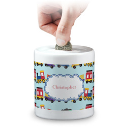 Trains Coin Bank (Personalized)