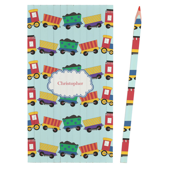 Trains Colored Pencils - Front View