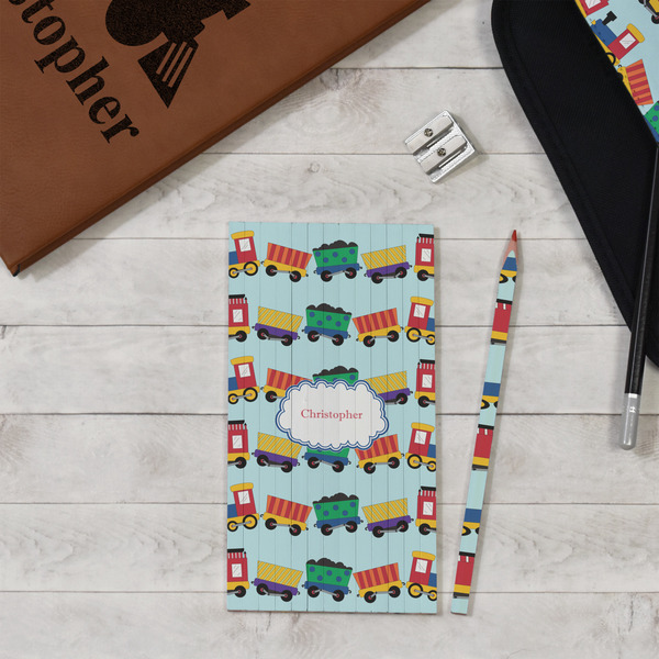 Trains Colored Pencils - In Context