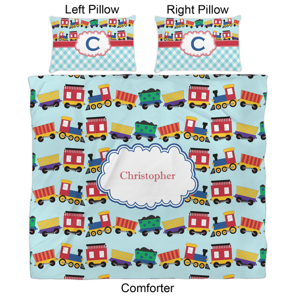 Trains Comforter Set - King - Approval