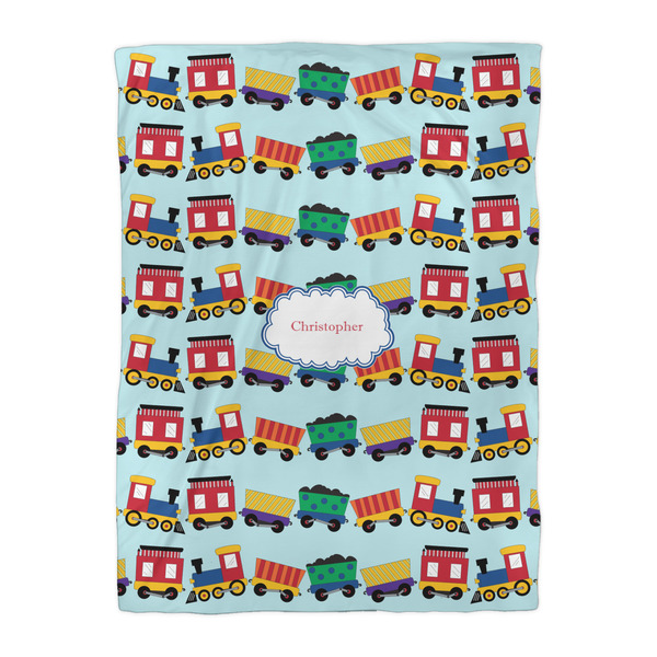 Trains Comforter - Twin XL - Front