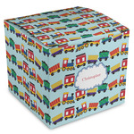 Trains Cube Favor Gift Boxes (Personalized)