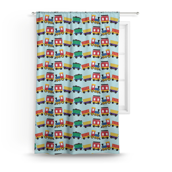 Custom Trains Curtain Panel - Custom Size