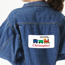 Trains Large Custom Shape Patch - 2XL (Personalized)