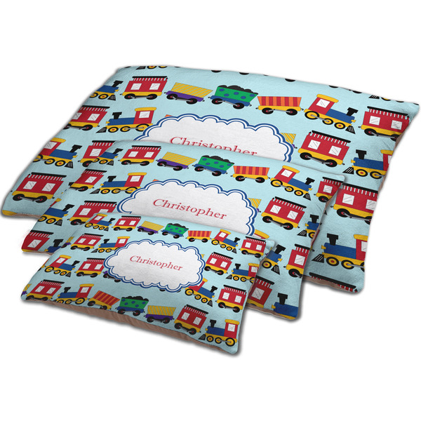 Trains Dog Beds - MAIN (sm, med, lrg)