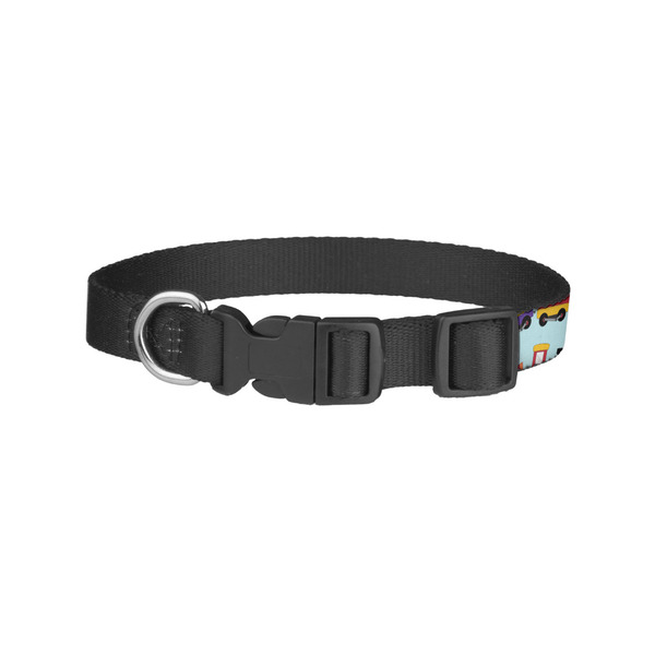 Trains Dog Collar - Large - Back