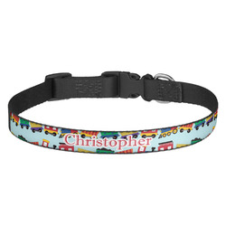 Trains Dog Collar (Personalized)